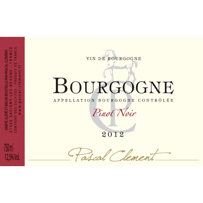 Bourgogne Rouge Bottle