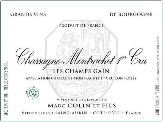 Chassagne-Montrachet Les Champs Gain Premier Cru Bottle