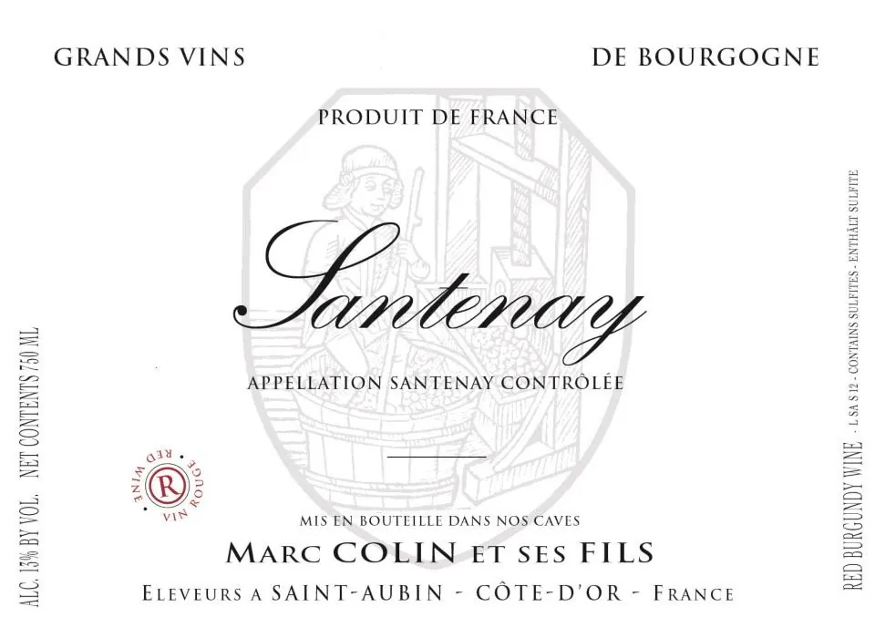 Santenay Blanc Bottle