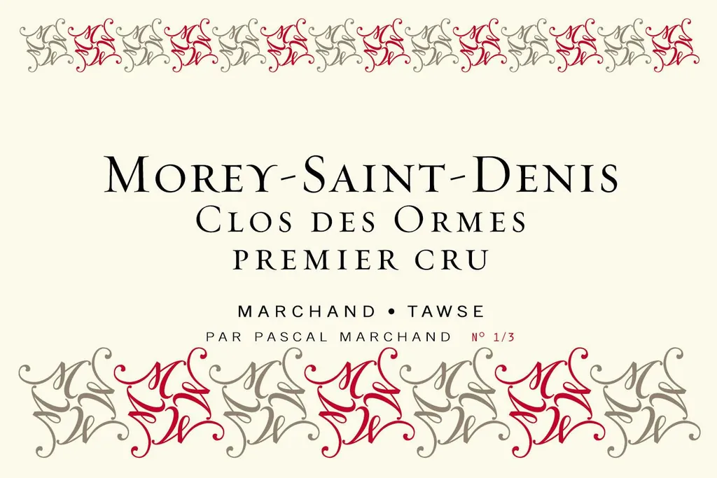 Morey-St-Denis Clos des Ormes Premier Cru Bottle