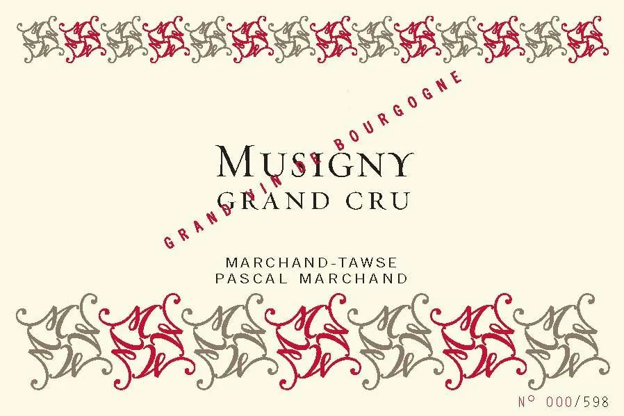 Pascal Marchand Musigny Grand Cru Bottle