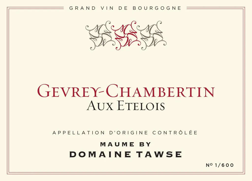 Gevrey-Chambertin Aux Etelois Bottle