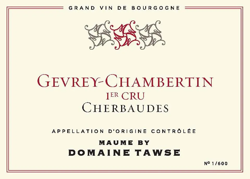Gevrey-Chambertin Cherbaudes Premier Cru Bottle