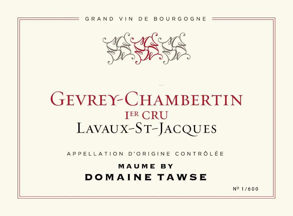 Gevrey-Chambertin Lavaux-St-Jacques Premier Cru Bottle