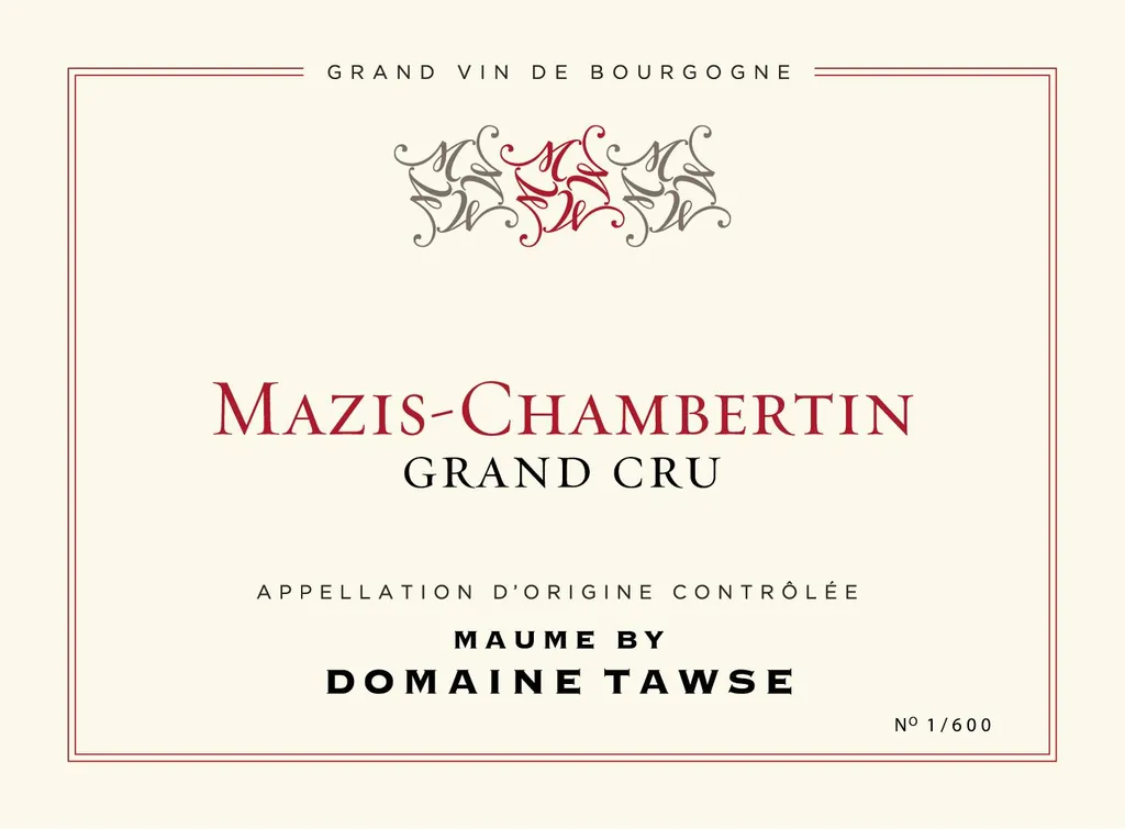 Mazis-Chambertin Grand Cru Bottle