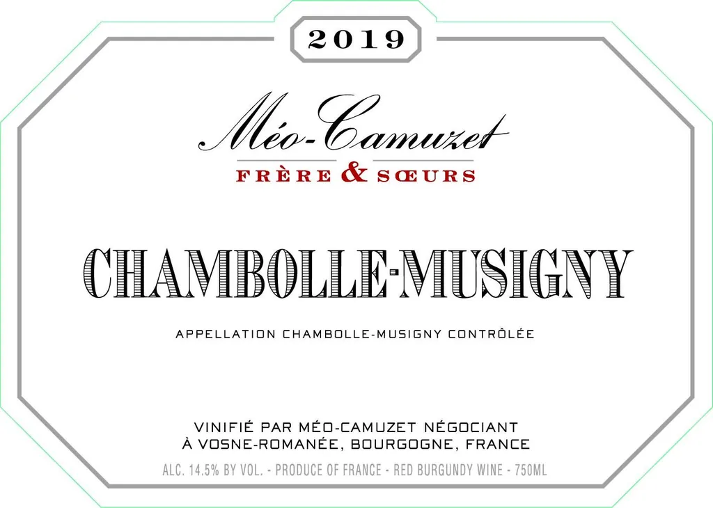 Chambolle-Musigny Bottle