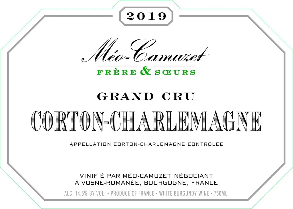 Corton-Charlemagne Grand Cru Bottle