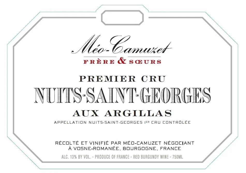 Nuits-Saint-Georges Les Argillas Premier Cru Bottle