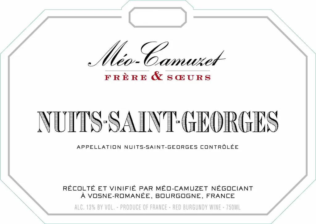 Nuits-Saint-Georges Premier Cru Bottle