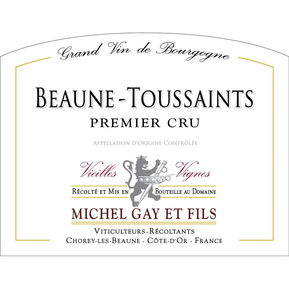 Beaune Toussaints Vieilles Vignes Premier Cru Bottle
