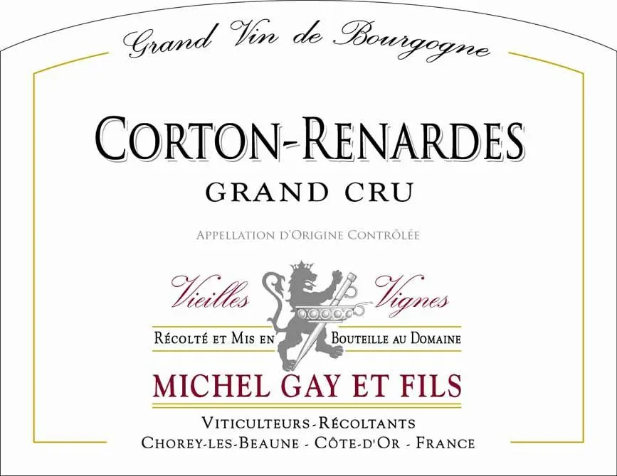 Corton-Renardes Grand Cru Vieilles Vignes Bottle