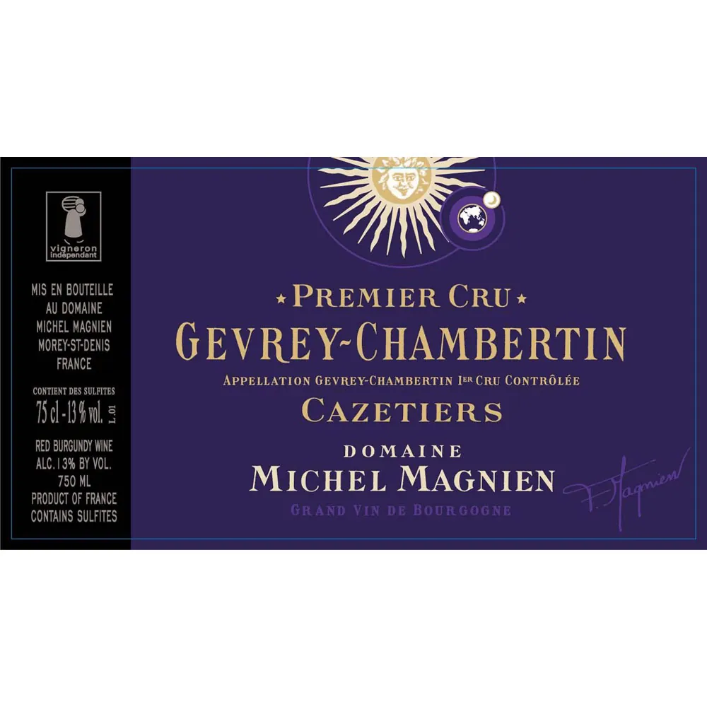 Gevrey-Chambertin Premier Cru Les Cazetiers Bottle