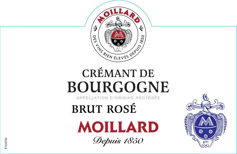 Cremant de Bourgogne Brut Rose Bottle