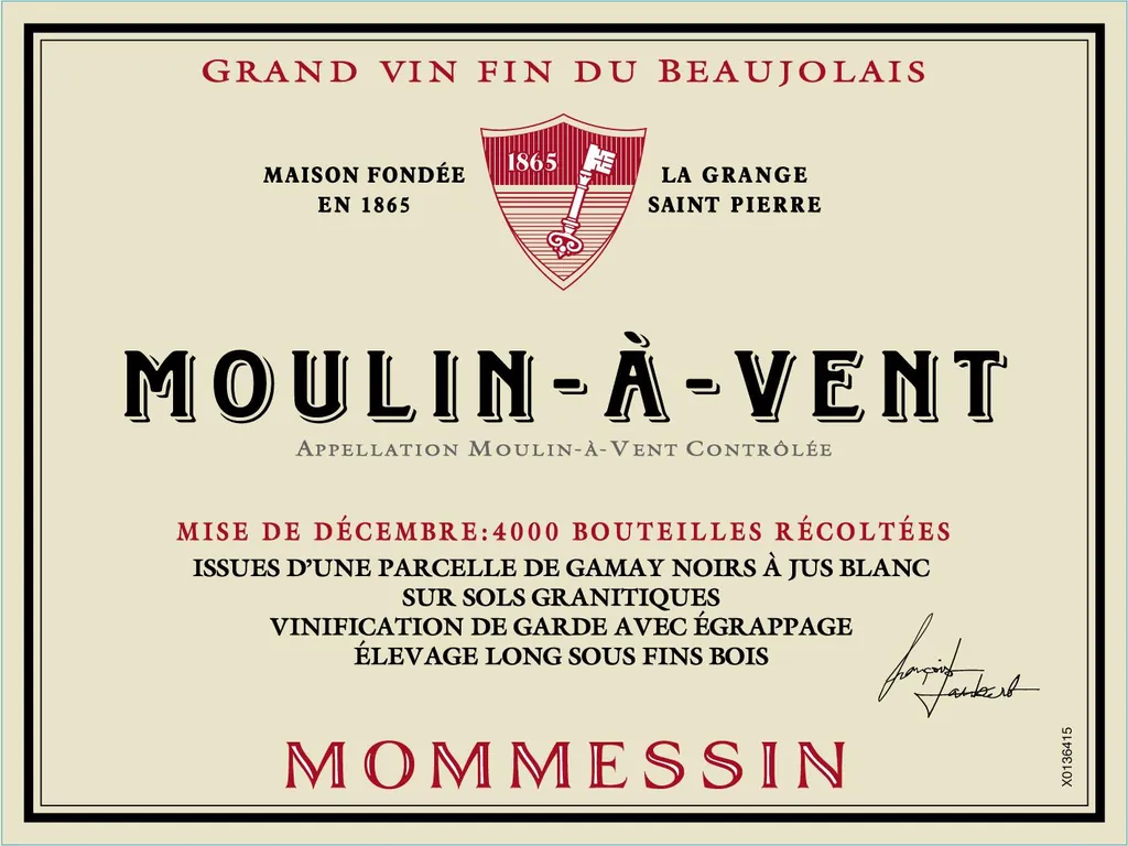 Moulin-a-Vent Bottle