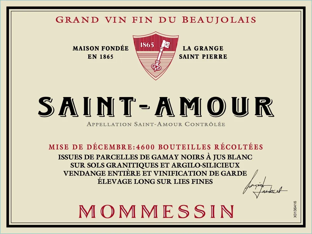 Saint-Amour Bottle