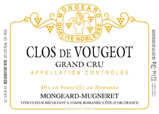 Clos Vougeot Grand Cru Bottle