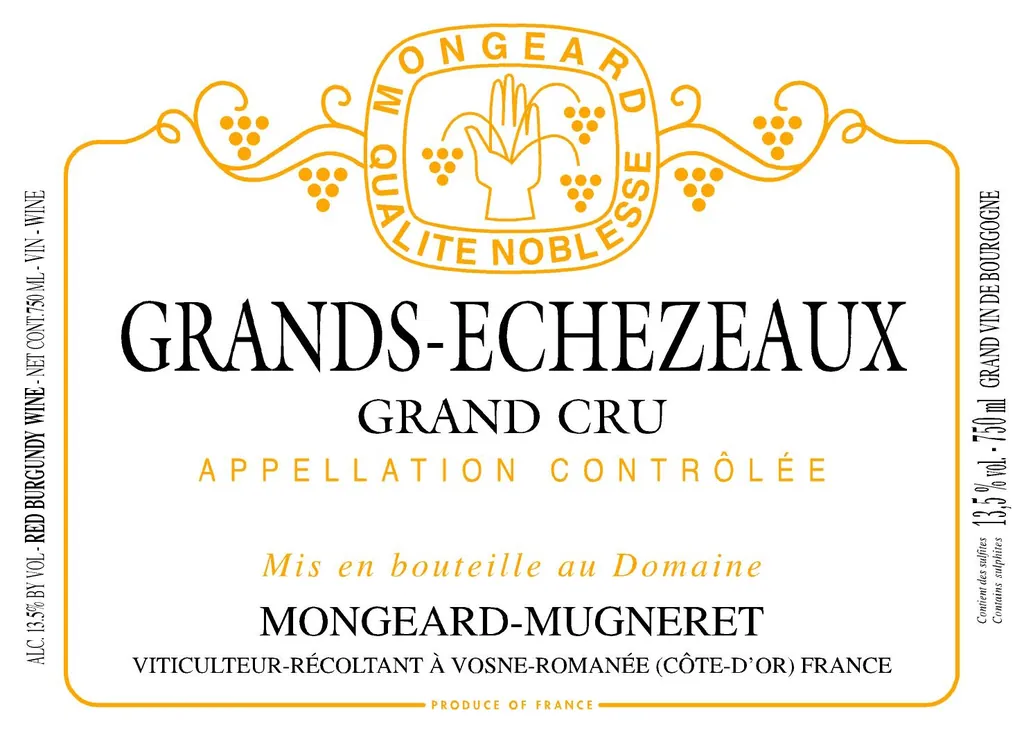 Grands-Echezeaux Grand Cru Bottle