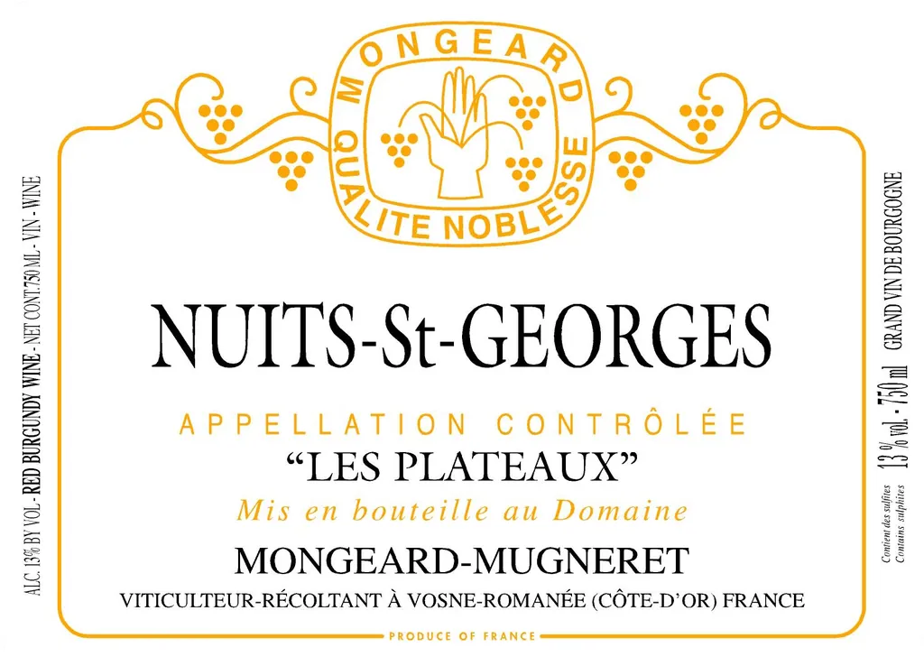 Nuits-St-Georges Les Plateaux Bottle