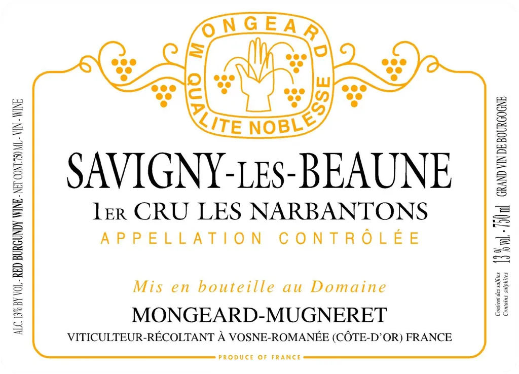Savigny-les-Beaune Les Narbantons Premier Cru Bottle