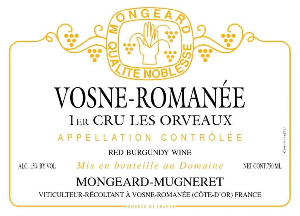 Vosne-Romanee Les Orveaux Premier Cru Bottle