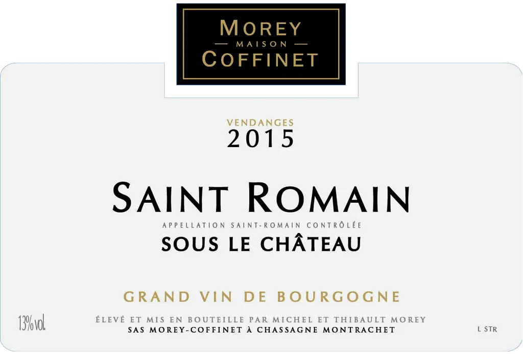 Saint Romain Sous le Chateau Bottle
