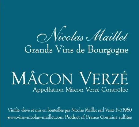 Macon Verze Bottle
