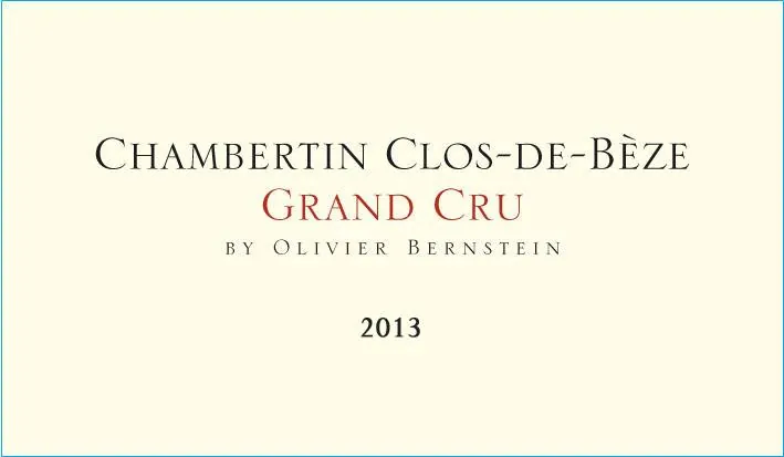Chambertin Clos de Beze Grand Cru Bottle