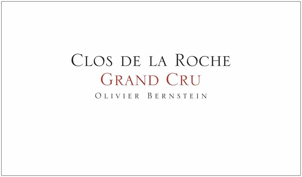 Clos de la Roche Grand Cru Bottle