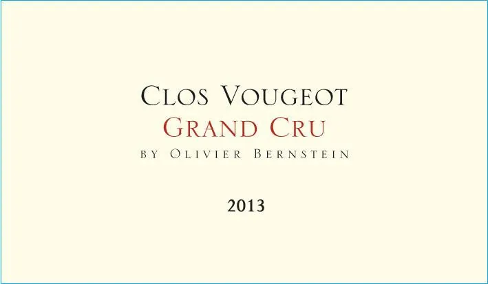Clos Vougeot Grand Cru Bottle