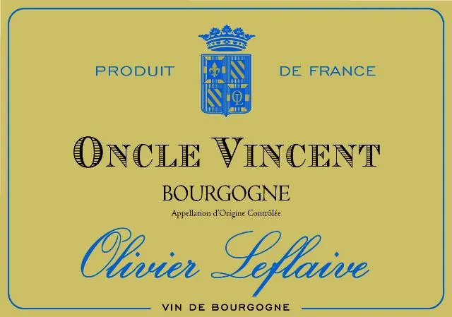 Bourgogne Oncle Vincent Bottle