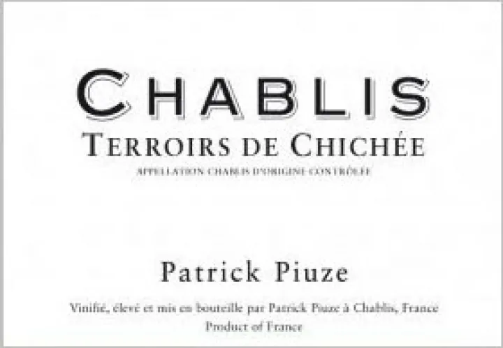 Chablis Terroir de Chichee Bottle