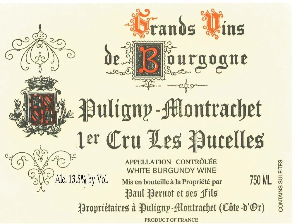 Puligny-Montrachet Pucelles Premer Cru Bottle