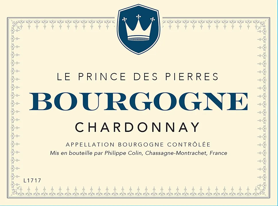 Bourgogne Chardonnay Les Prince des Pierres Bottle