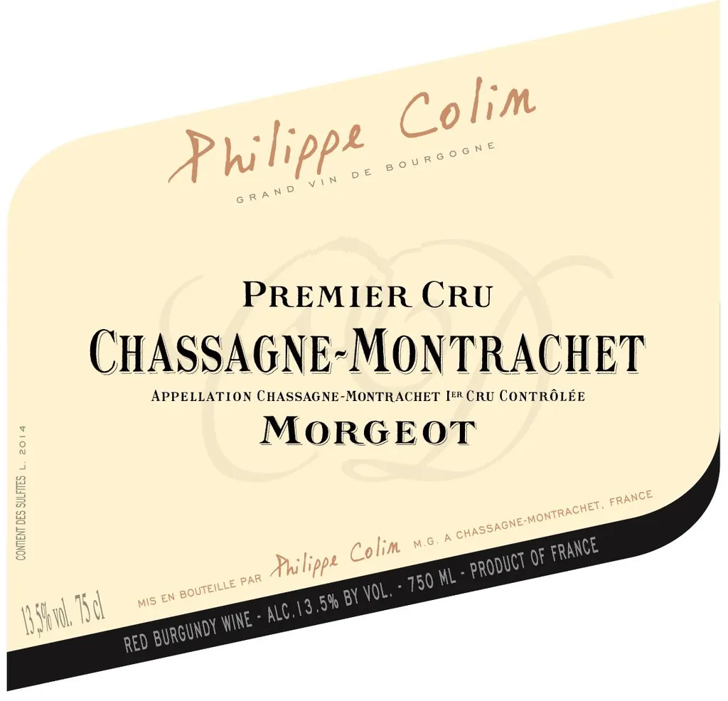 Chassagne-Montrachet Morgeot Premier Cru Bottle