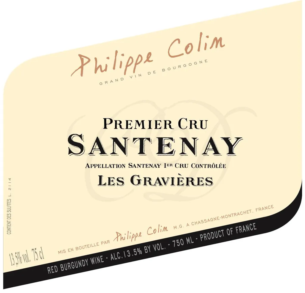 Santenay Les Gravieres Premier Cru Bottle