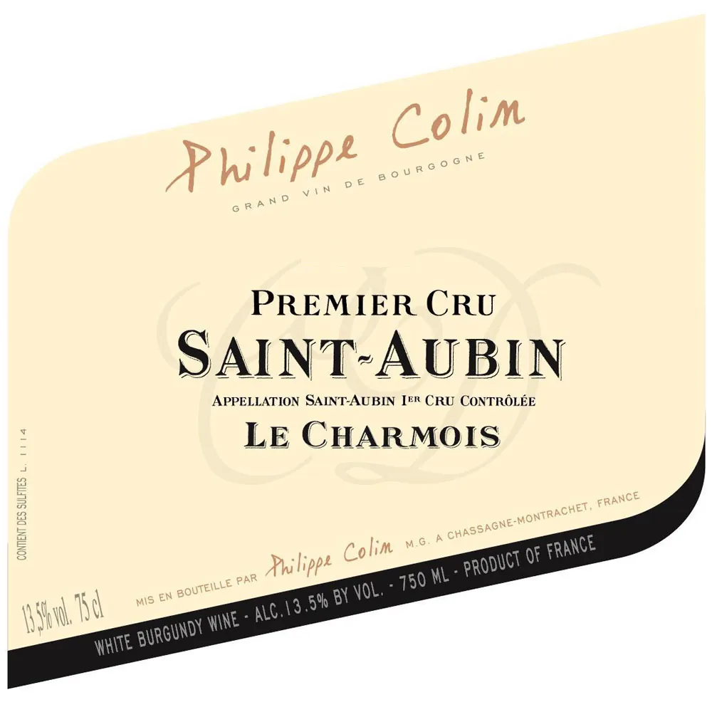 St-Aubin Premier Cru Charmois Bottle