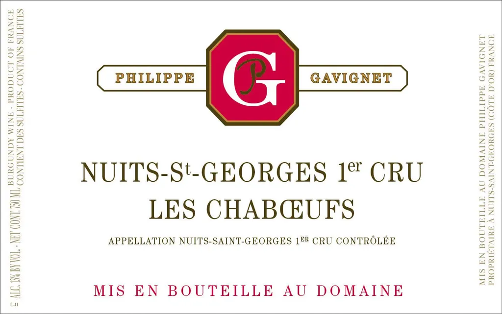 Nuits-St.-Georges Les Chaboeufs Premier Cru Bottle