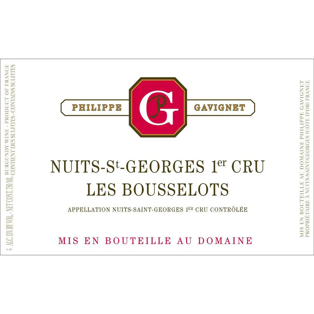 Nuits-St.-Georges Premier Cru Les Bousselots Bottle