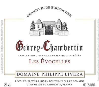 Gevrey-Chambertin Evocelles Bottle