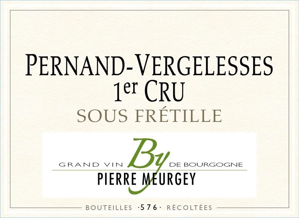 Pernand-Vergelesses Sous Fretille Premier Cru Bottle