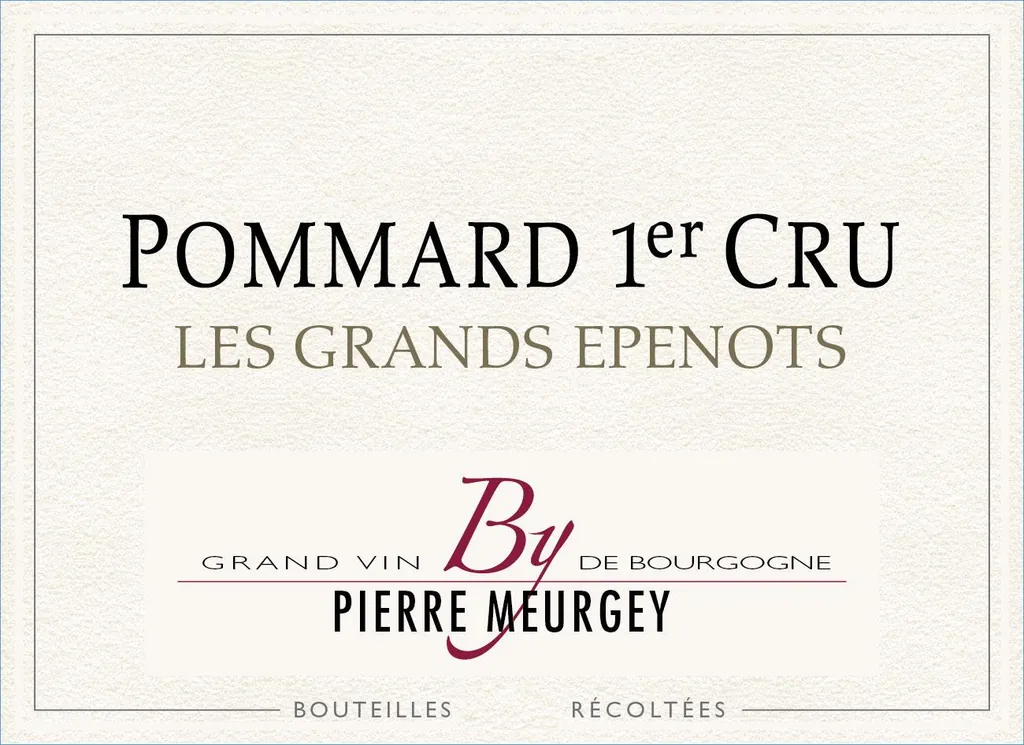 Pommard Les Grands Epenots Premier Cru Bottle
