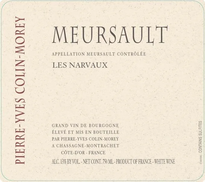 Meursault Les Narvaux Bottle