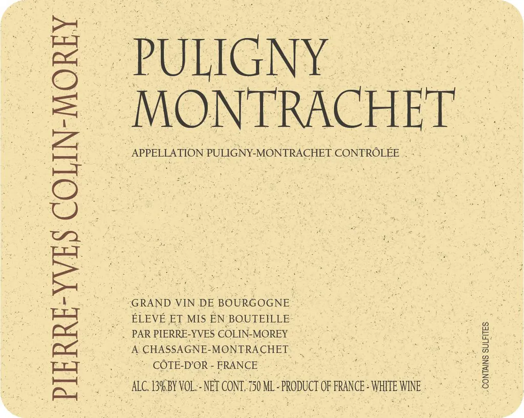 Puligny-Montrachet Bottle