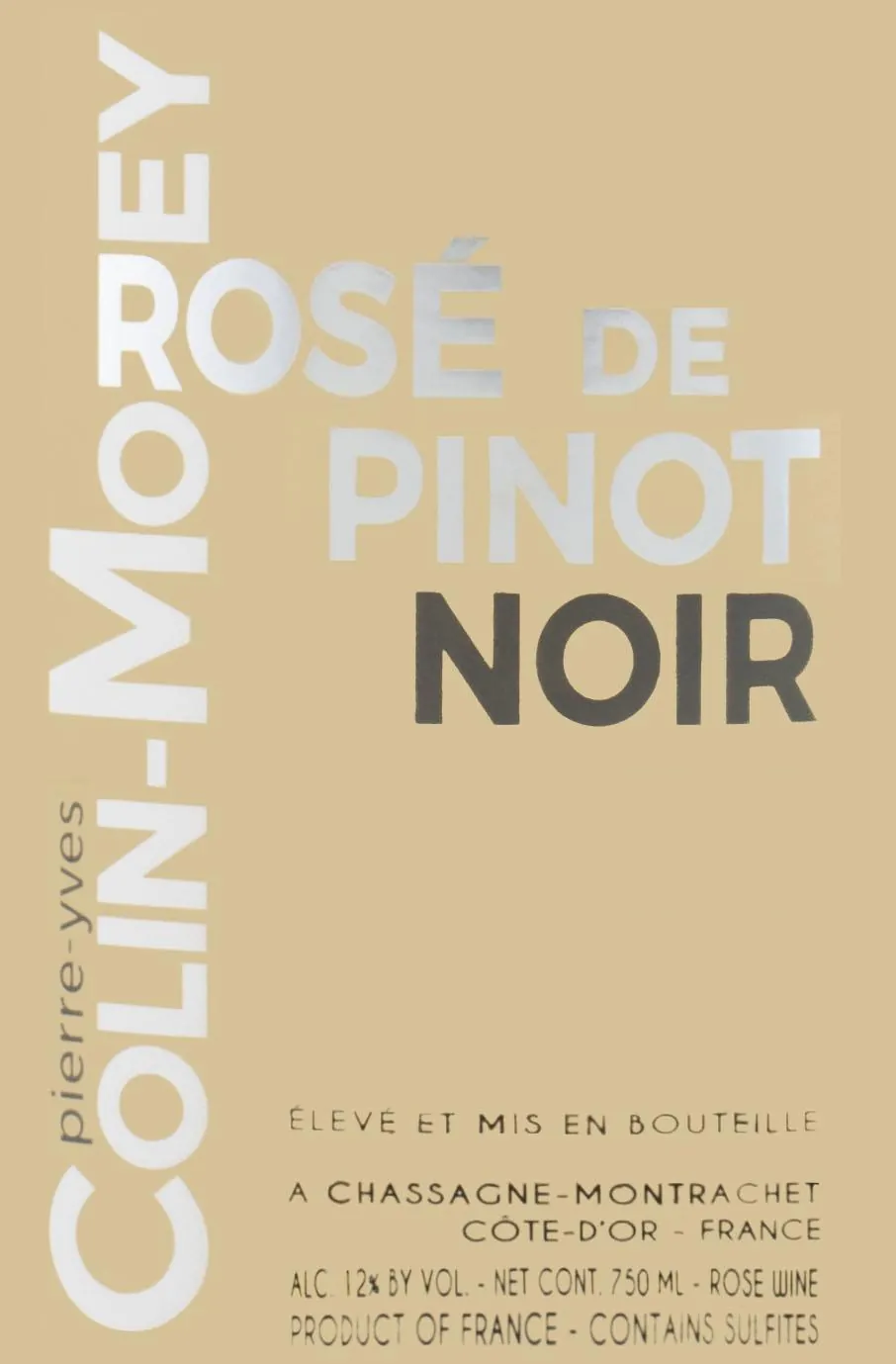 Rose de Pinot Noir Bottle