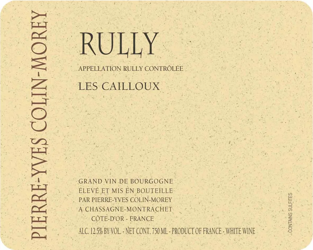 Rully Cailloux Blanc Bottle