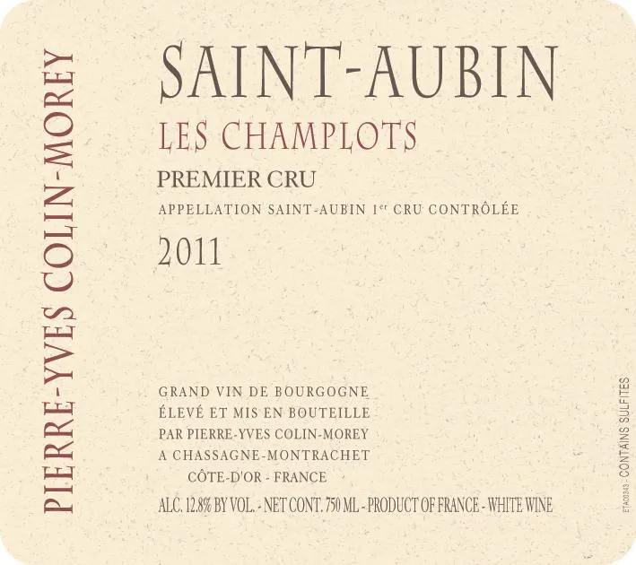Saint-Aubin Les Champlots Bottle