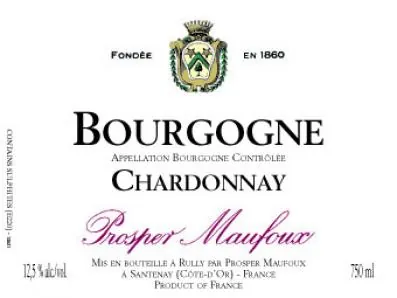 Bourgogne Chardonnay Bottle