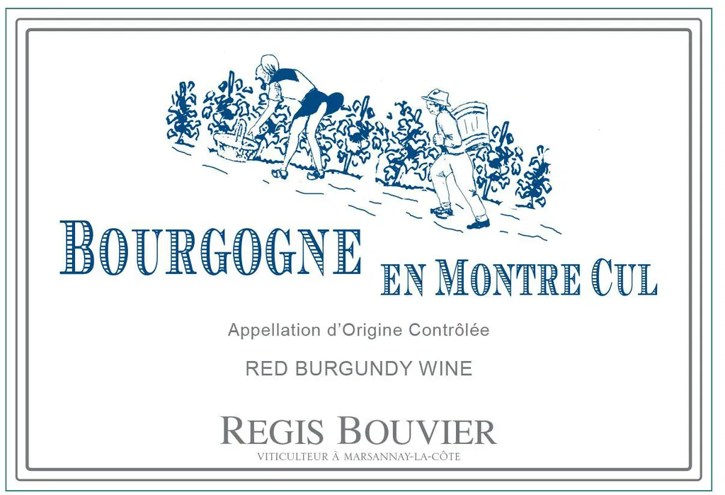 Bourgogne En Montre Cul Rouge Bottle