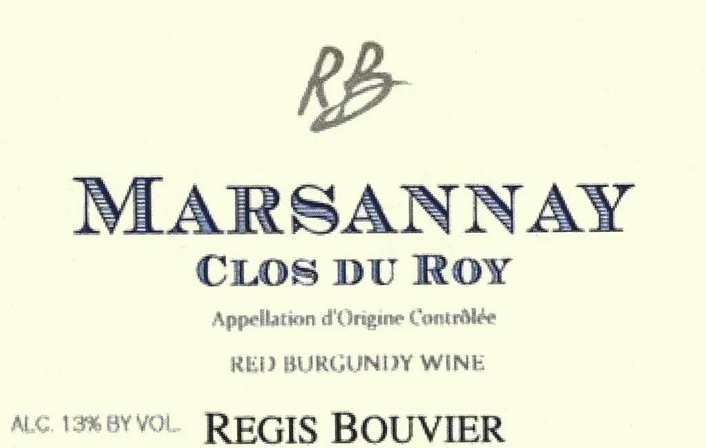 Marsannay Clos Du Roy Bottle