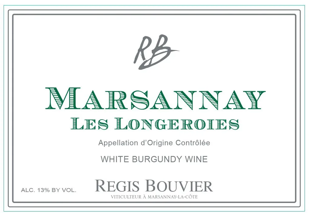 Marsannay Les Longeroies Blanc Bottle